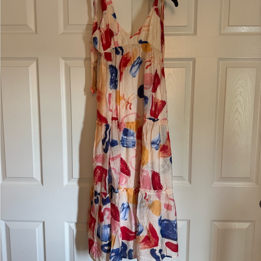 TCEC Watercolor Tie Strap Sundress